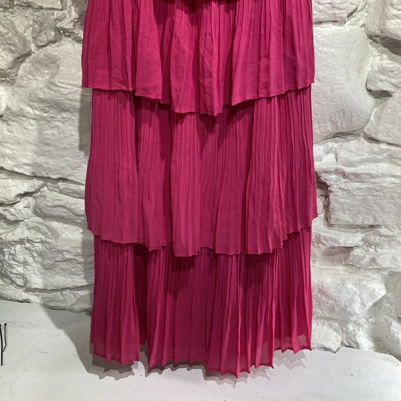 Just Me pink layered dress - Picture 2 of 4
